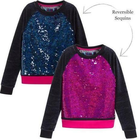 Detska mikina s flitrami desigual, desigual,146