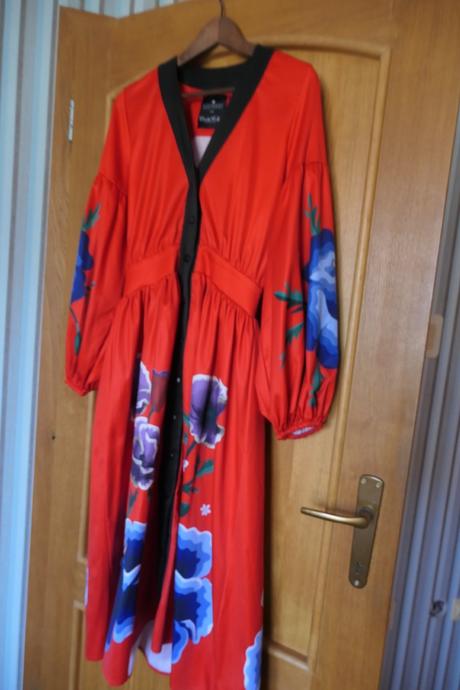 Sugarbird frida kahlo luxusne saty/kaftan,plast, sugarbird,m