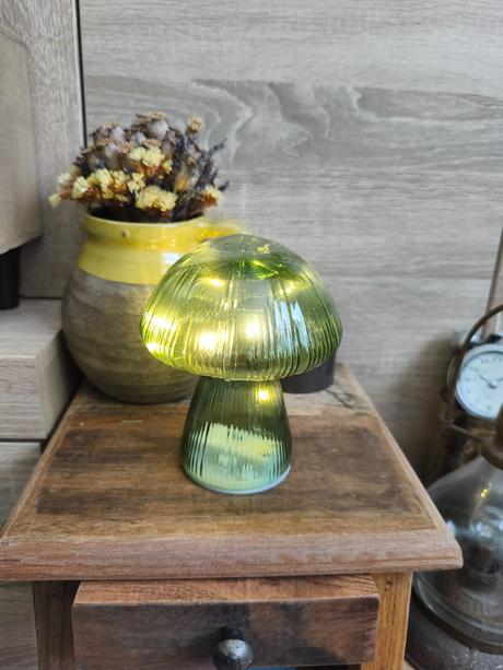 Svetelná lampa hríbik,