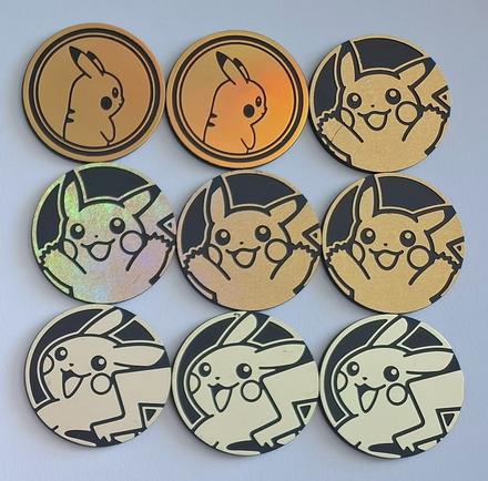 Pokémon mince (veľké) 33ks,