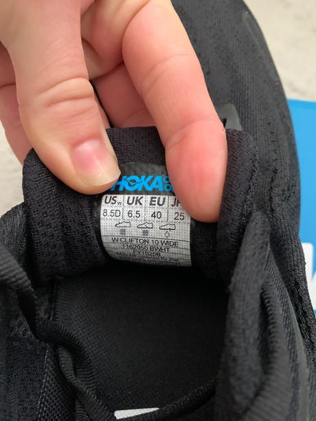 Hoka clifton 10 wide, 40
