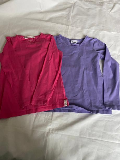 Tričko fialové a ružové, h&m,134