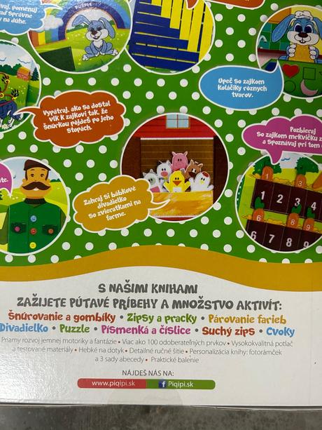 Piqipi interaktívna knižka zajko -pc 50 eur,