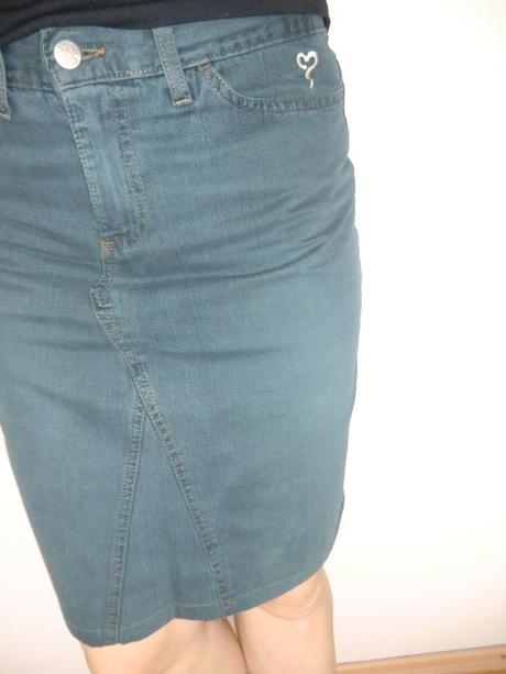 Riflová mini sukňa vel 36/38, h&m,38