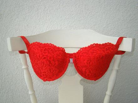 Sýtočervená podprsenka 75d, 75d