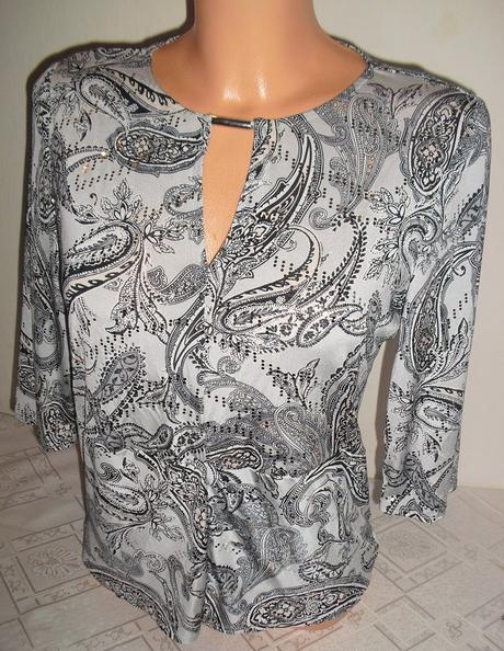 Trblietavy strieborny topik s ozdobicku, f&f,s