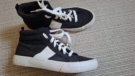 Vyššie tenisky / plátenky, h&m,36