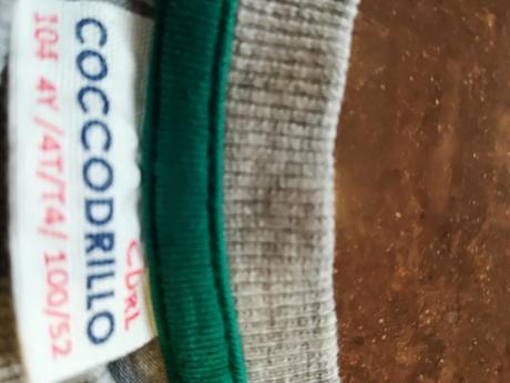 Tričko s dlhým rukávom, coccodrillo,104