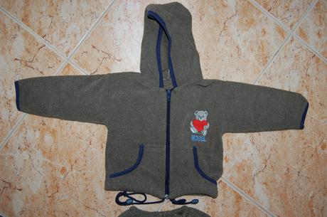 Teplučký kompletik s kapucnou, 86