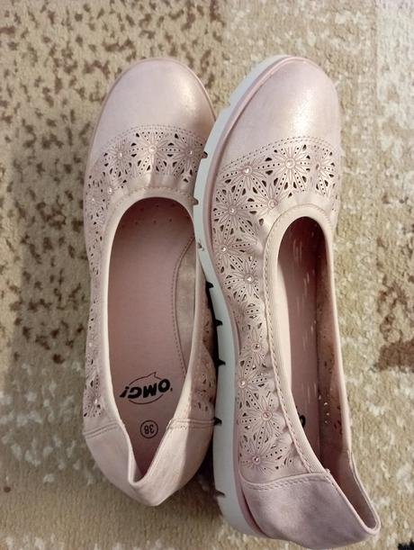 Kožené balerínky, 38