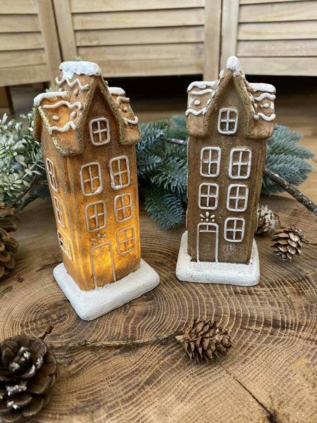 Led perníkový domček vyšší, 