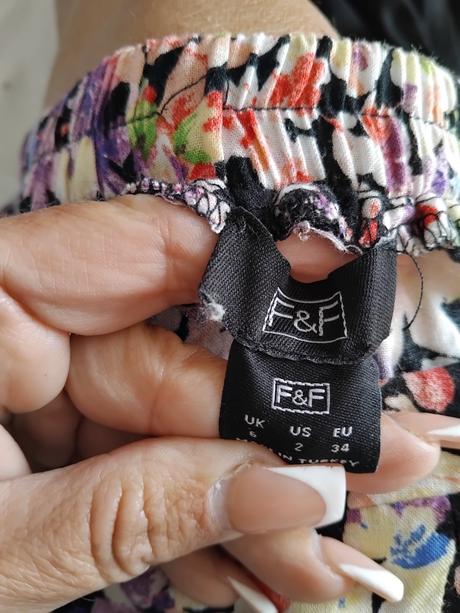 Farebné kratase vyšší pas, f&f,34