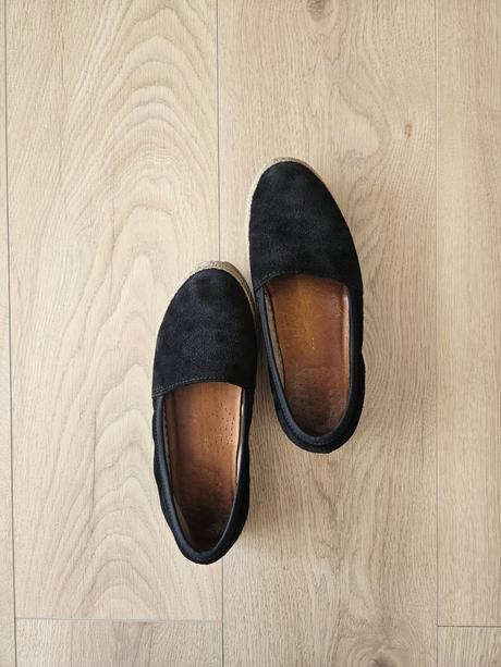 Kožené espadrilky našuchovačky ryłko, 37