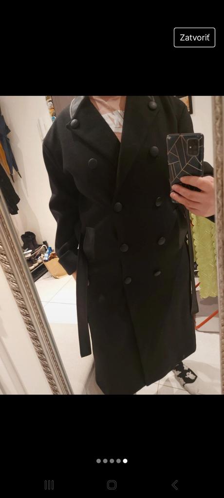 Elegantný kabát, ad style,xxxl