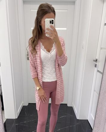 Púdrový kardigan, nutmeg,m