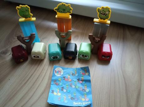 Hracky mc donald, angry birds,