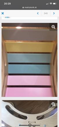 Montessori hojdačka elis design ako nová,