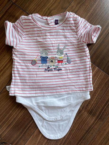 Letné body pre chlapca sergent major 6 mes. 68 cm, sergent major,68