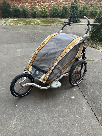 Chariot cyklovozik pre 2 deti,