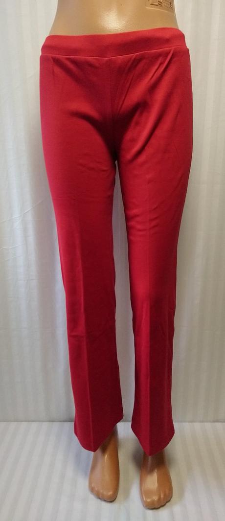 Dámske tm. červené tepláky, maron, veľ. m, m