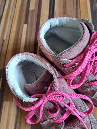 Kožené prechodné dievcenske topanky protetika 25, protetika,25