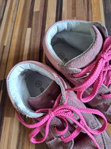 Kožené prechodné dievcenske topanky protetika 25, protetika,25