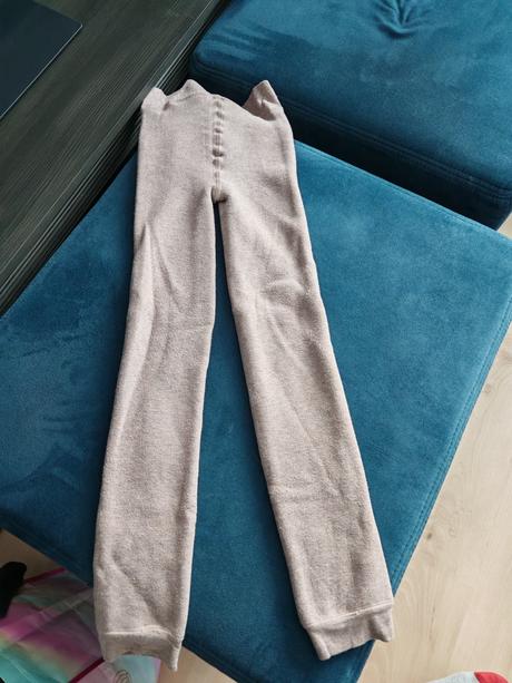 Vyteplene bezove leginy xs,s, primark,s