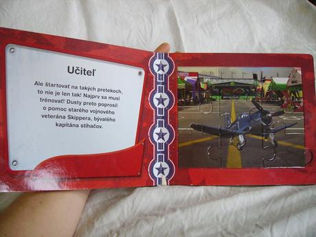 Kamaráti na krídlach, kniha s puzzle lietadlá, 