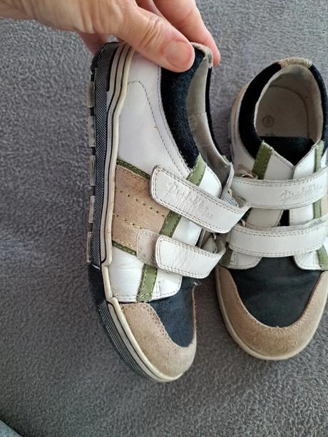 Kožene topánky chlapec protetika č.32, protetika,32