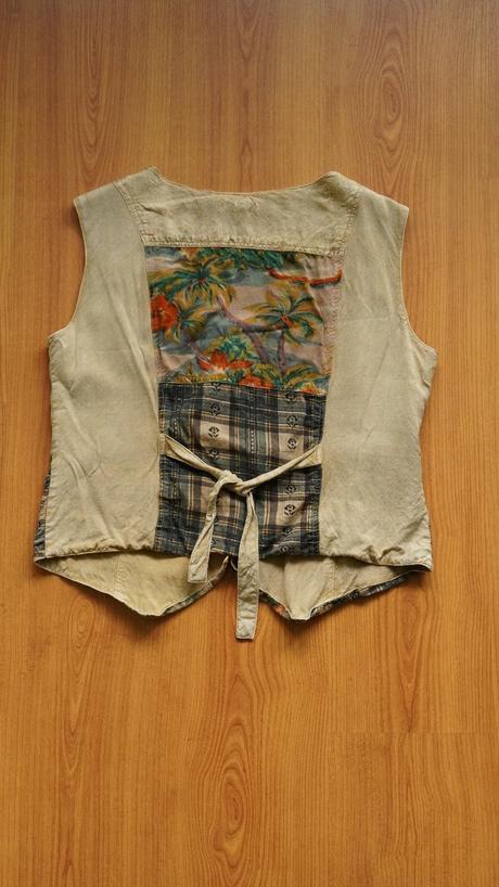 Indická vyšívaná vesta v boho štýle o.p.c, l