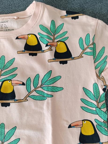 Lindex tričko tukany, lindex,110