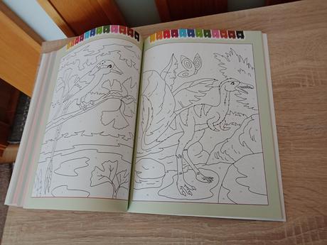 Maľovanie podľa čísel -dinosaury, 