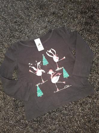 Vianočné tričko s dlhým rukávom 104, palomino,104