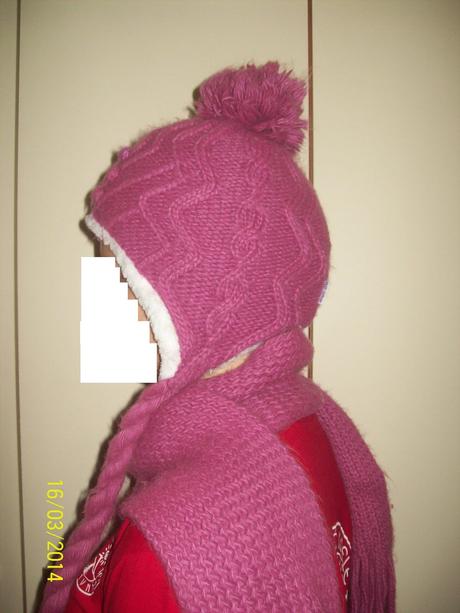 Súprava čiapka+šál, 140