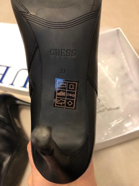 Kozene kotnikove cizmy guess, 37, guess,37