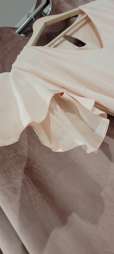 Bledoružové šaty, reserved,38