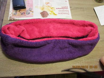 Teplučký obojstranný fleece šál, 152