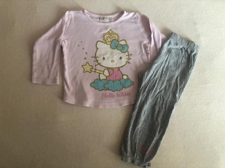 Pyžamko hello kitty, h&m,86