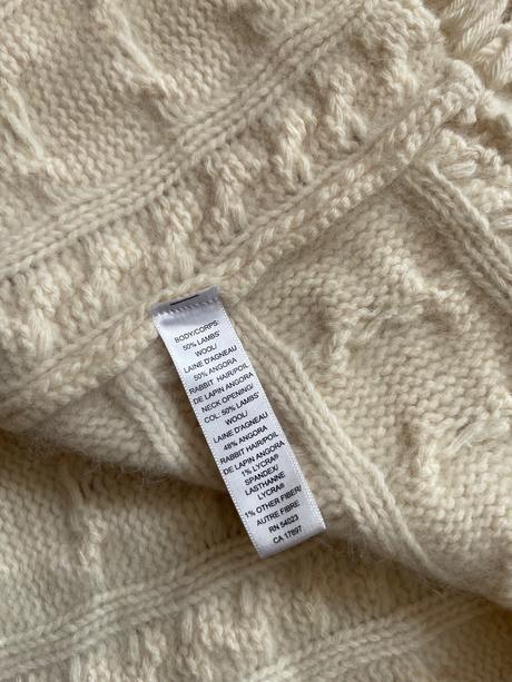 Vlnené pončo banana republic s angorou, s