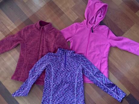 Dievčenské mikiny - 3ks, 134