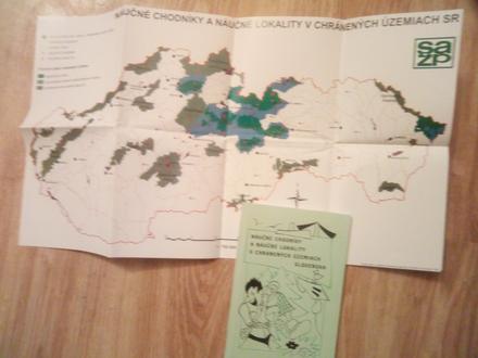 Náučné chodníky + mapa slovenského chodníky ô,
