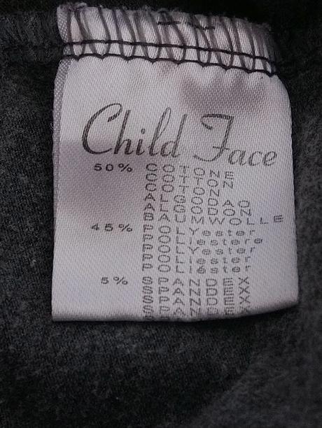 Dievčenské sivé legíny, hviezdičky dole child face, 140