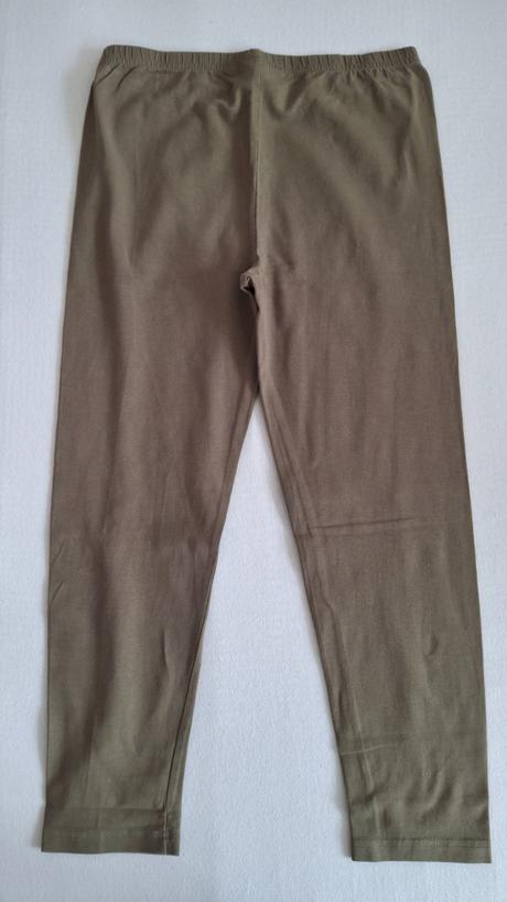 Dámske zelené khaki leginy okay, okay,36