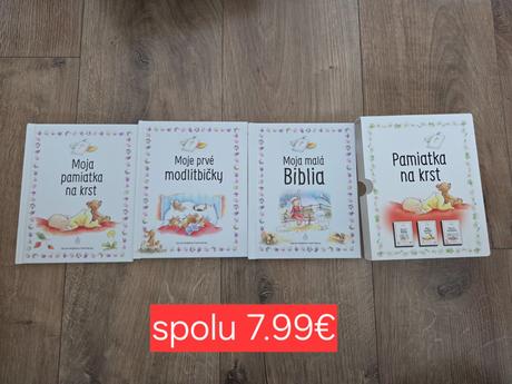 Pamiatka na krst- 3 knihy,