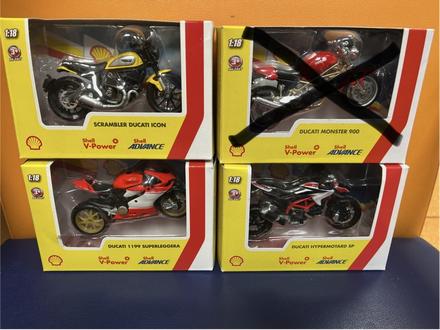 Modely motoriek ducati- 3 ks - cena spolu, 