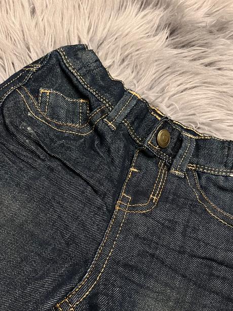 Chlapčenské tmavomodré rifle (86), denim co,86