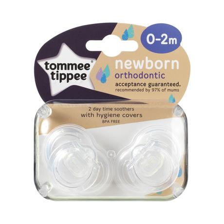 Tommee tippee newborn cumlík orthodonic 0-2m, 2ks, tommee tippee