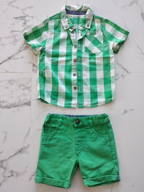 Šortky 98, košeľa 110, f&f,98