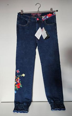 Desigual dizajnérske džínsy 164 nové, desigual,164