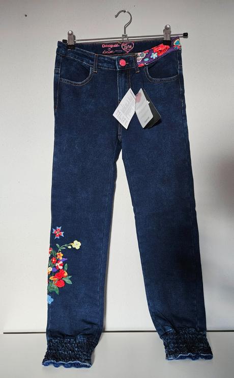 Desigual dizajnérske džínsy 164 nové, desigual,164